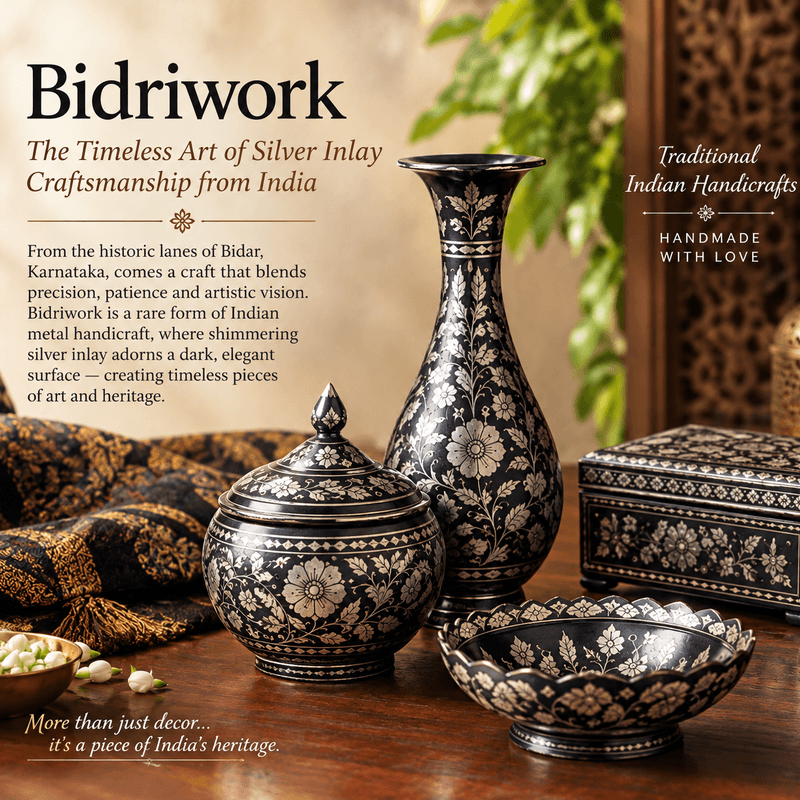 Bidriwork Karnataka intricate craftsmanship atisrsti blog article 